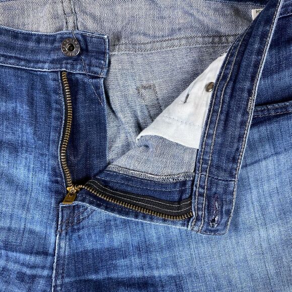 AG Adriano Goldschmied Jeans Mens 38x34 Tag Blue The Protege Straight 38x27 Hem - Picture 8 of 13